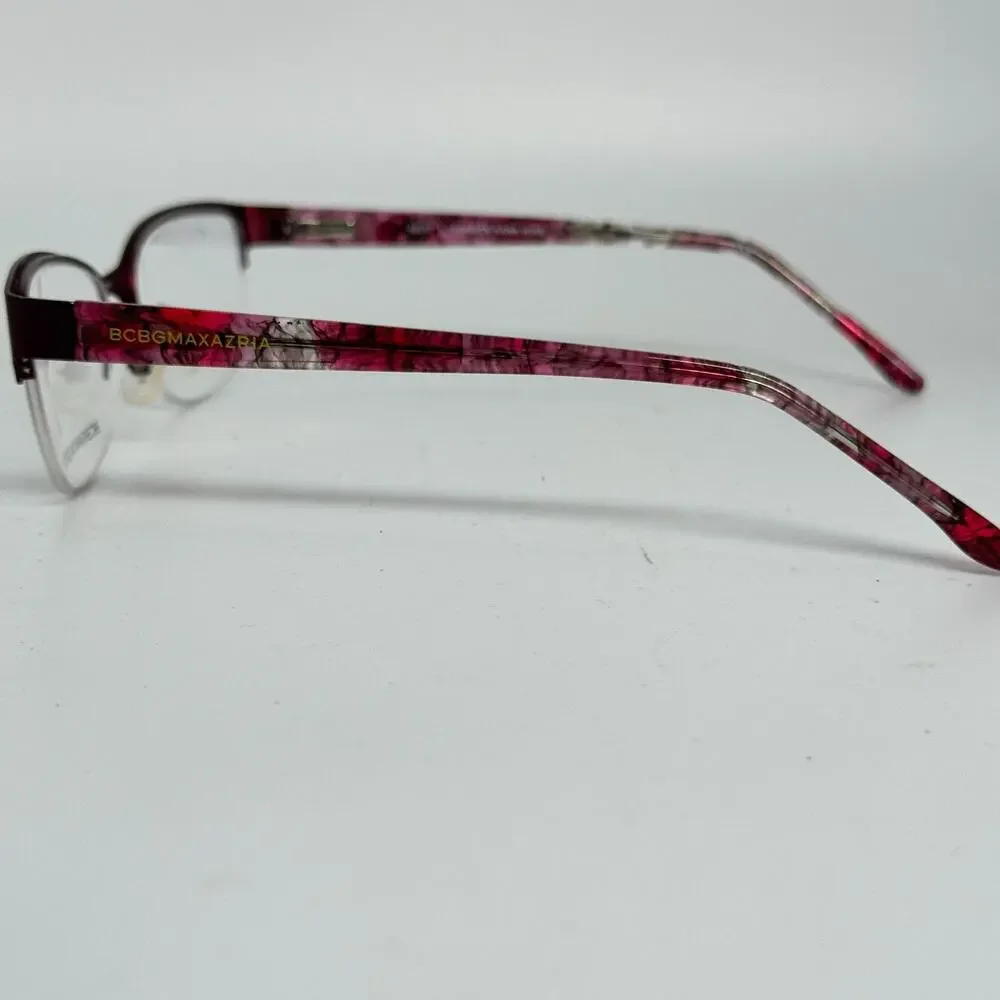 BCBGMaxazria Kana Wine‎ Eyeglasses Frames Womens Pink red 53 17 135 H17628